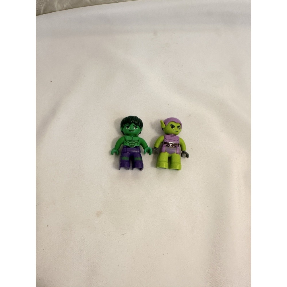 LEGO Marvel Super Heroes Hulk & Green Goblin Minifigs Lot Loose